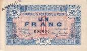 Frankreich 1 franc 1915 Billet Frankreich 1 franc 1915 I- / VZ+ / VZ-ST 60,00 EUR  zzgl. 15,00 EUR Versand
