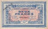 Frankreich 2 franc 1915 Billet Frankreich 2 franc 1915 II / VZ+ 60,00 EUR  zzgl. 15,00 EUR Versand