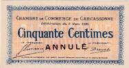 Frankreich 50 centimes 1920 Billet Frankreich 50 centimes 1920 I / ST 40,00 EUR  zzgl. 15,00 EUR Versand