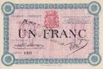 Frankreich 1 franc 1915 Billet Frankreich 1 franc 1915 I / ST 40,00 EUR  zzgl. 15,00 EUR Versand