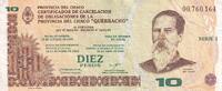 Argentinien 10 peso Billet Argentinien 10 peso 2001 -