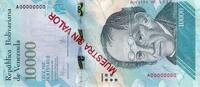 Venezuela 10000 bolivares Billet Venezuela 10000 bolivares 2016 -