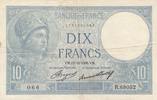 Frankreich 10 francs 10 Francs Minerve 17-12-1936 - Serial R.68052 -