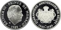 Monaco Medal - Rainier III - 1989 - 40 Years 40 of Reign - Silver -