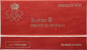 Monaco Set of 11 coins Rainier III - 1982 -