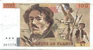Frankreich  100 Francs Delacroix - 1978 Serial M.1 - P.153 - F to VF IV / S+
