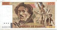 Frankreich  100 Francs Delacroix - 1978 Serial G.2 - P.153 - F+ IV / S+