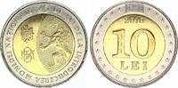 Moldawien 10 lei 10 Lei 2018 - 25 years of National Currency - Bimetal -