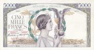 Frankreich 5000 francs 5000 Francs Victory - 08-12-1938 Serial D.71 - VF -