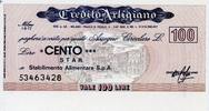Italien 100 lires 100 Lire Credito Artigiano - 1977 - Milano - UNC -
