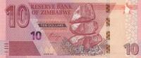 Simbabwe 10 dollars 10 Dollars Chiremba - 2020 - UNC -