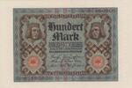 Deutschland 100 mark 100 Mark Bamberg horseman - 1920 - P.69 - Serial V - aUNC -