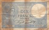 Frankreich 10 francs 10 Francs Minerva - 25-02-1937 Serial M.68124 - F -
