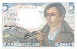 Frankreich 5 francs 5 Francs Shepherd - 02-06-1943 Serial F.20 - UNC -