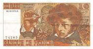 Frankreich 10 francs 10 Francs Berlioz - 01-08-1974 Serial L.76 - VF+ -