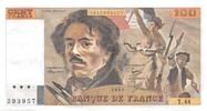 Frankreich  100 Francs Delacroix - 1981 Serial T.44 - XF II / VZ