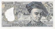Frankreich  50 Francs Quentin de la Tour - 1979 Serial L.17 - AU I- / VZ+ / VZ-ST