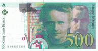Frankreich  500 Francs Pierre and Marie Curie - 1998 WITHOUT SECURITY TREAD - UNC I / ST