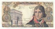 Frankreich 1956 10000 Francs Bonaparte - 07-06-1956 Serial J.14 - XF to AU II / VZ+