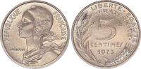 Frankreich 5 centimes 5 Centimes Marian - 1973 - UNC -