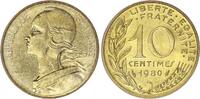 Frankreich 10 centimes 10 Centimes Marian - 1980 - UNC -