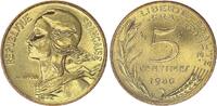 Frankreich 5 centimes 5 Centimes Marian - 1980 UNC -