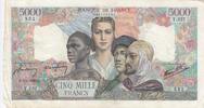 Frankreich 5000 francs 5000 Francs France and colonies - 01-02-1945 Serial Y.257 - VF -