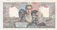 Frankreich 5000 francs 5000 Francs France and colonies - 05-04-1945 Serial U.459 - VF - P.103 -