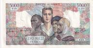 Frankreich 5000 francs 5000 Francs France and colonies - 07-06-1945 Serial D.683 - VF+ -