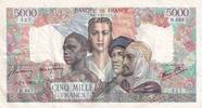 Frankreich 5000 francs 5000 Francs France and colonies - 07-06-1945 Serial H.683 - VF -