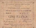 Frankreich  5 F Evin-Malmaison - 30/12/1914 III / SS
