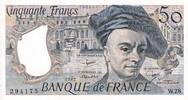 Frankreich 50 francs 50 Francs - Quentin de la Tour - 1982 - Serial W.28 - PUNC - P.152b -