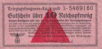 Deutschland 10 reichespfenning 10 Reichespfenning - Prison camp - 1940 - F - Rosenberg 521 -
