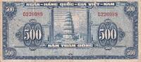 Südliches Vietnam  500 Dong - Pagode - 1955 - F - P.10 IV / S
