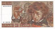 Frankreich 10 francs 10 Francs - Berlioz - 02-10-1975 - Serial L.238 - XF - P.150 -