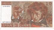 Frankreich 10 francs 10 Francs - Berlioz - 02-10-1975 - Serial C.231 - XF - P.150 -