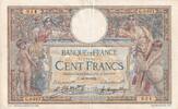Frankreich 1922 100 Francs - Luc Olivier Merson - 13-09-1922 - Serial G.8483 - VF - P.69 III / SS