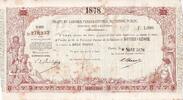 Neukaledonien 1878 1000 Francs - French colonial note - Sign. Chazal - 08-11-1878 - VF+ III / SS+