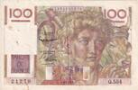 Frankreich 100 francs 100 Francs - Young farme - Inverse watermark - 06-08-1953 - Serial Q.554 - P.128 -