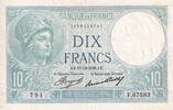 Frankreich 10 francs 10 Francs - Minerva - 17-12-1936 - Serial F.67583 - P.73 -
