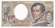 Frankreich 200 francs 200 Francs - Montesquieu - 1992 - Serial L.154 - P.155 -