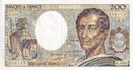 Frankreich 200 francs 200 Francs - Montesquieu - 1988 - Serial H.059 - P.155 -