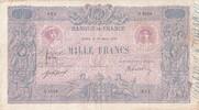 Frankreich 1917 1000 Francs - Pink and blue - 30-04-1917 - Serial O.1024 - P.67 III / SS