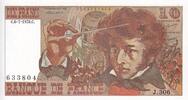 Frankreich 10 francs 10 Francs - Berlioz - 06-07-1978 - Serial J.306 - P.150 -