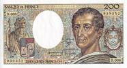 Frankreich 200 francs 200 Francs - Montesquieu - 1981 - Serial D.008 - P.155 -