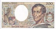 Frankreich 200 francs 200 Francs - Montesquieu - 1988 - Serial P.056 - P.155 -