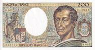 Frankreich 200 francs 200 Francs - Montesquieu - 1988 - Serial N.062 - P.155 -