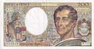 Frankreich 200 francs 200 Francs - Montesquieu - 1990 - Serial B.113 - P.155 -