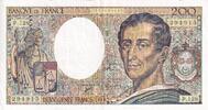 Frankreich 200 francs 200 Francs - Montesquieu - 1992 - Serial P.128 - P.155 -