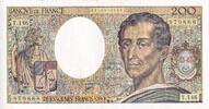 Frankreich 200 francs 200 Francs - Montesquieu - 1992 - Serial T.146 - P.155 -